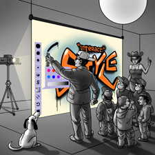 Virtuální graffiti